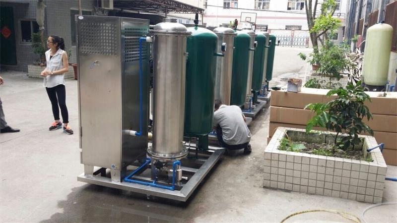 臭氧發(fā)生器，500克氧氣源臭氧發(fā)生器牛仔洗滌現(xiàn)場視頻